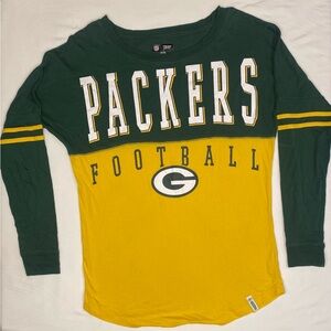 Green Bay Packers Long Sleeve Shirt-NFL Apparel -S